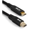 Kabelis Club 3D Club3D Kabelis USB Typ C MiniDP 2.1 2m 8K30Hz St/St mažmeninė prekyba