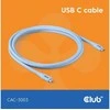 Club 3D Club3D Lifestyle USB-C Kabelis PD 240W,20Gbps 2m blau St/St mažmeninė prekyba