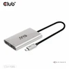 „Club 3D“ AV signalo perdavimo sistema „Club 3D“ vaizdo šakotuvas „Thunderbolt“ 3–2 DP, dvigubas 4K60Hz arba vienas 8K60Hz/4K120Hz