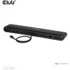 „Club 3D“ „Club3D“ USB-C prijungimo stotelė 12v1, 2xHDMI, 1xDP, 2xUSB-C, 3xUSB, 1xRJ45, 1x3,5 mm, juoda