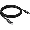 Club 3D Club3D kabelis USB4 Gen3x2 Type-C Dvipusis kabelis 8K60Hz, duomenų sparta 40 Gbps, PD 240W(48V/5A) EPR M/M 2m