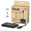 USB Club 3D šakotuvas MST (daugiasrautinis transportas) DisplayPort 1.4 su 4 DisplayPort, keturių monitorių, 4x 4K30Hz, 8K30Hz