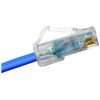 COMMSCOPE 6A kategorijos U/UTP jungiamasis kabelis, Mino6A plonas, 4,95 mm skersmens, 2,1 m ilgio, mėlynas, su LSZH apvalkalu.