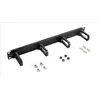 „CommScope PASSE CORDON 1U NOIR AC 4“, Kabelių valdymo skydelis, Juodas, Plienas, 1U, RoHS 2011/65/EU ISO 9001:2008, 482,6 mm