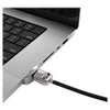Linka zabezpieczająca Compulocks Compulocks Ledge Lock Adapteris, skirtas MacBook Pro 16" M1, M2 ir M3 su raktu Cable Lock - saugos spynos adapteris - su spynos cilindru - skirtas Apple MacBook Pro 16 (M1, M2)