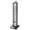Compulocks turėtojas Maclocks Brendable VESA Mount Brand Me Security Floor Stand - Tiltable display Grindų stovas - Juodas