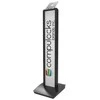Compulocks turėtojas Maclocks Brendable VESA Mount Brand Me Security Floor Stand - Tiltable display Grindų stovas - Juodas
