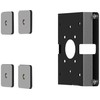 Laikiklis Compulocks Compulocks VESA stiklo tvirtinimo kronšteinas su apsauginiu angu - montavimo rinkinys (VESA mount) - LCD Ekranas/Planšetė - montavimo sąsaja: 100 x 100 mm - tvirtinamas prie stiklo