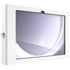 „Stojak Compulocks“ „Compulocks Galaxy Tab A9+ Apex Enclosure Wall Mount“ – dėklas – planšetiniam kompiuteriui – užrakinamas – metalinis rėmas – baltas – ekrano dydis: 27,94 cm (11 colių) – tvirtinimas prie sienos – skirtas „Samsung Galaxy Tab A9+“