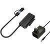 Kieszeń Conceptronic ABBY21B zmieniacz płci / kabli USB Type-A SATA 22-pin Juodas