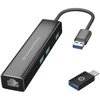 HUB USB Conceptronic 1x RJ-45 + 3x USB-A 3.0 (DONN07BA)
