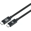 Conceptronic ETTA04B20 USB 4.0 Gen 3 C-C PD 3.1 240W kabelis 2 m, 48 V 5 A, 40 Gbps, E-Mark, 2 m, USB C, USB C, USB4 Gen 3x2, 40 Gbit/s, juodas