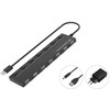 HUB USB Conceptronic CONCEPTRONIC USB-Hub 2.0 - > 7x2.0 extra m.įkroviklis sw