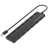 HUB USB Conceptronic CONCEPTRONIC USB-Hub 7-Port 3.0 ->7x3.0 5Gbps m.Netz. sw
