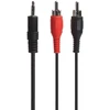 Connectech Beslagmbler 3,5 mm JACK – 2xPHONO HAN 10 m