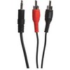 Connectech Beslagmbler „Connectech“ mini lizdas Phono kabeliui. 5 m. Juoda