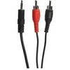 Connectech Beslagmbler „Connectech“ mini lizdas Phono kabeliui. 5 m. Juoda