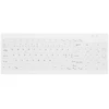 Contour Dizainas Contour Active Key QuickClean medicininė klaviatūra IP65 kompaktiška belaidė balta PN C7012, belaidė, RF belaidė, žirkliniai klavišai, QWERTY, balta
