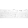 „Contour Design Contour Active Key QuickClean“ medicininė klaviatūra su nuimamu dangteliu, viso dydžio belaidė, balta, PN C8112, viso dydžio (100 %), belaidė, radijo dažnių belaidė, žirklinio mygtuko jungiklis, QWERTY, balta