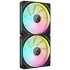 Corsair iCUE Link LX140 RGB, PWM korpuso ventiliatorius, 2er Pack – 140mm, juodos spalvos