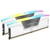 RAM CORSAIR VENGEANCE RGB 32GB 2x16GB DDR5 6000MT/s DIMM Be buferio 30-36-36-76 Std PMIC XMP 3.0 Baltas Heatspreader RGB LED 1.4V