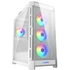COUGAR Midi Tower korpusas Duoface Pro ARGB, baltas, Midi Tower, PC, baltas, ATX, EATX, micro ATX, Mini-ITX, SSI CEB, metalas, nailonas, grūdintas stiklas, Multi