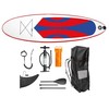 CS Aqua CS Aqua SUP Board - Stand Up Paddleboard - 300x83x15 cm max 120 kg. Raudona/Mėlyna
