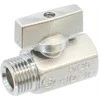Gpa Flowsystem As „Csslr Plus“ pistoleto metalo spalvos mini rutulinis vožtuvas, 581 tipas – 1/2 colio lizdas/nipelis – padengtas teflonu