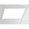 Solar Plus „Dampa“ įsegamas šviestuvas, 24 W, 3450 lm, 4000 K, CRI 80–89, MPO, 600 x 600, DALI-2 jungiklis ir pritemdymas, DS8 DIP jungiklis, įsk. šviesiai RAL 9016 DAMPA rėmelį