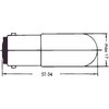 Solar Plus Kaitrinė lemputė nykštukinė lempa 5W BA15 260V 16x35mm