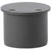 Gebr Ostendorf Kunststoffe HT Safe kištukas 40 mm. Greitesnis ir paprastesnis montavimas su naujais patentuotais sandarinimo žiedais, sudarytais iš 3 lūpų.
