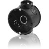 Solar Plus Sieninė dėžutė, 1 modulis, 45 mm gylio, varžtų atstumas – 60 mm. Juoda euro dėžutė. Vamzdžio įvadas – 20 ir 25 mm. Tvirtinimo varžtai pridedami. Be halogenų.