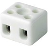 Solar Plus Porcelianinis karūnėlės tipo lizdas 2P 10 mm² (VDE 4 mm²) su tvirtinimo anga, aukštis x plotis x gylis: 20,0 x 24,0 x 23,0