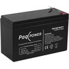 Solar Plus „PaqPOWER“ švino rūgšties akumuliatorius – AGM – 5 metai. 12 V / 7 Ah. Su T1 gnybtu.