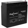 Solar Plus „PaqPOWER“ švino rūgšties akumuliatorius – AGM – 5 metai. 12 V / 18 Ah. Su T10 gnybtu.