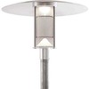 Sieninis šviestuvas Solar Plus „DeKanon“ parkavimo šviestuvas, Ø60 mm stiebas. Cinkuotas. „Philips LED“ 27 W / 830 lm. II klasė su 3,5 m laidu, 230 V. IP56, IK10. PROFESIONALUS.