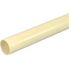 Solar Plus Standus plastikinis vamzdis, PVC 20 mm (3/4) geltonas/baltas, 4 metrai. Jie gali atlaikyti 750 N slėgio apkrovą.
