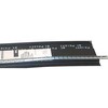 Solar Plus Re1 pertvaros ir užtrauktuko įvorė su klijais MRS 122/38 mm juoda 0,5 metro