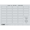 CUBIC 32 Juostelės etiketė, lapas, IP54 ir 12 tipas