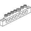 CUBIC Įžeminimo gnybtas, Cu-mini, 7 polių, tinka laikikliui 0064-0000