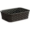 Plastikinė dėžė My Style Rattan A6 Curver 6x19.8x14.2cm ruda