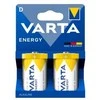 Varta 04120, LR20, Šarminės, 1,5 V, 2 vnt., Balta, Geltona, 61,5 mm