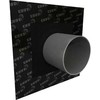 DAFA AirVent UV / Radon vamzdžių apykaklė 260x260 mm, skirta potvynio ir vėjo barjerui sandarinti. Žymėjimas ø15-110 mm vamzdžiams.