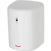 DAN DRYER rankų džiovintuvas Turbo Low Noise (346), baltai dažytas plienas, bekontakčiu būdu. Džiovinimo laikas 10–15 sek., 700–1400 W, matmenys 287 x 205 x 180 mm, 63–68 dB(A) 1 m