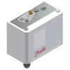 DANFOSS dvigubas slėgio jungiklis KP 1 žemam slėgiui, -0,2–7,5 bar, slėgio perkrytis 0,7–4 bar, automatinis atstatymas, AC-3 16A, 400V IP44