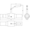 Danfoss JIP-WW suvirinamas rutulinis vožtuvas, 180C, DN32/PN25, 41m3/h