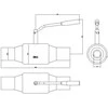 Danfoss WW lodv. vent. DN40, Pn40, metināms