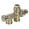Danfoss RTD-K sadales vārsts 3/4" A, grīdas, 2-cauruļu sist.