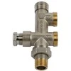 Danfoss RTD-K sadales vārsts 3/4" A, grīdas, 2-cauruļu sist.