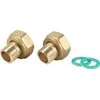 Danfoss srieginių jungčių rinkinys DN15 išorinis sriegis, 3/4 jungties veržlė (komplektą sudaro 2 vnt. nipelių, tarpinių ir jungčių)